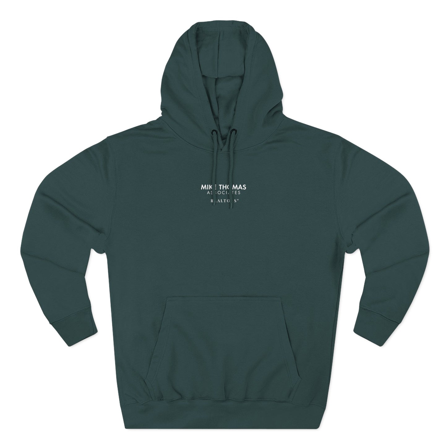 Unisex Cozy Minimalist Hoodie with multiple colors and Mike Thomas logo