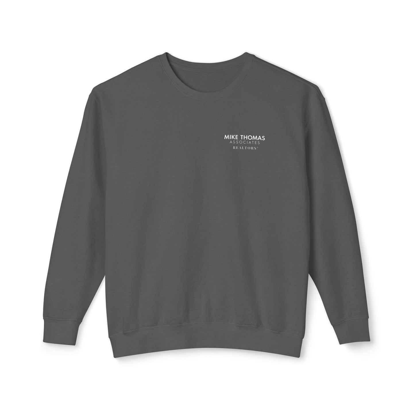 Unisex 100% Ring-Spun Cotton Lightweight Crewneck Sweatshirt