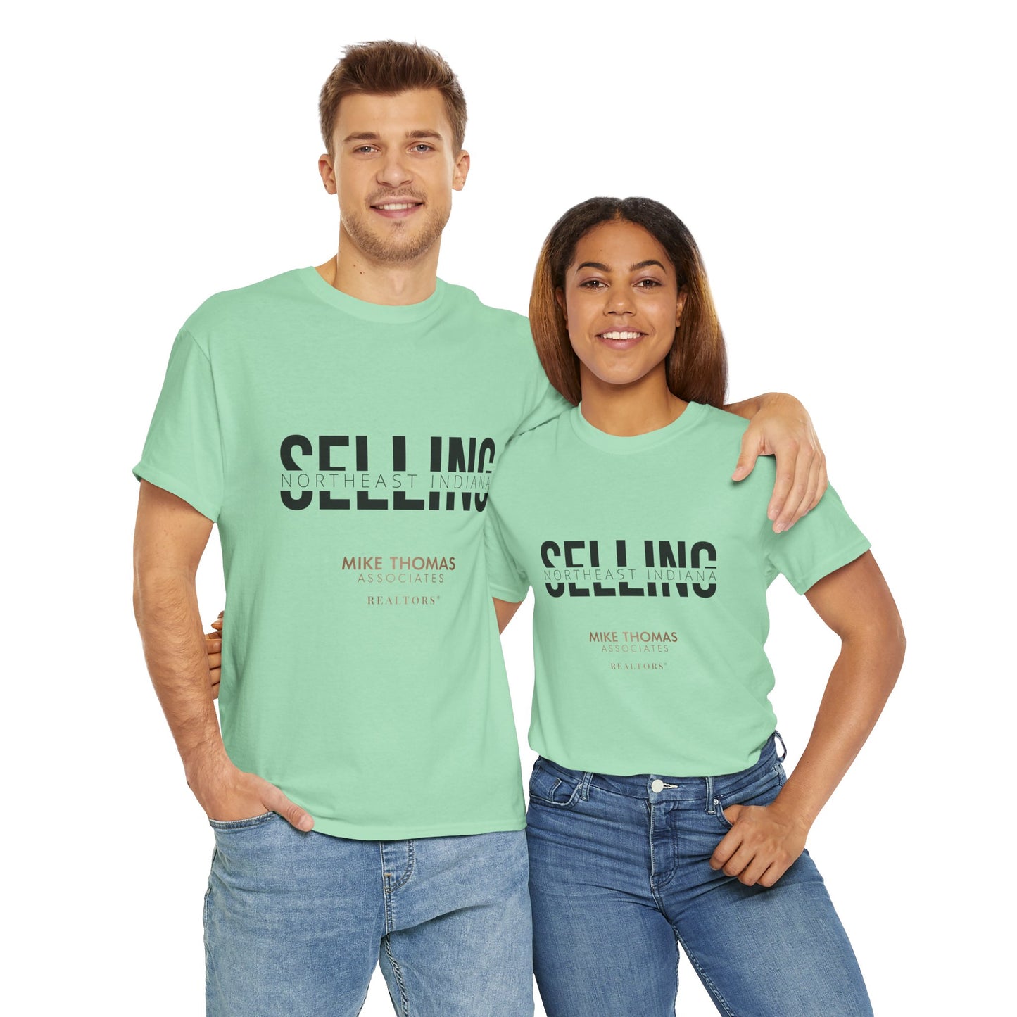 Unisex Heavy Cotton Tee - Selling Northeast Indiana Design - MTA