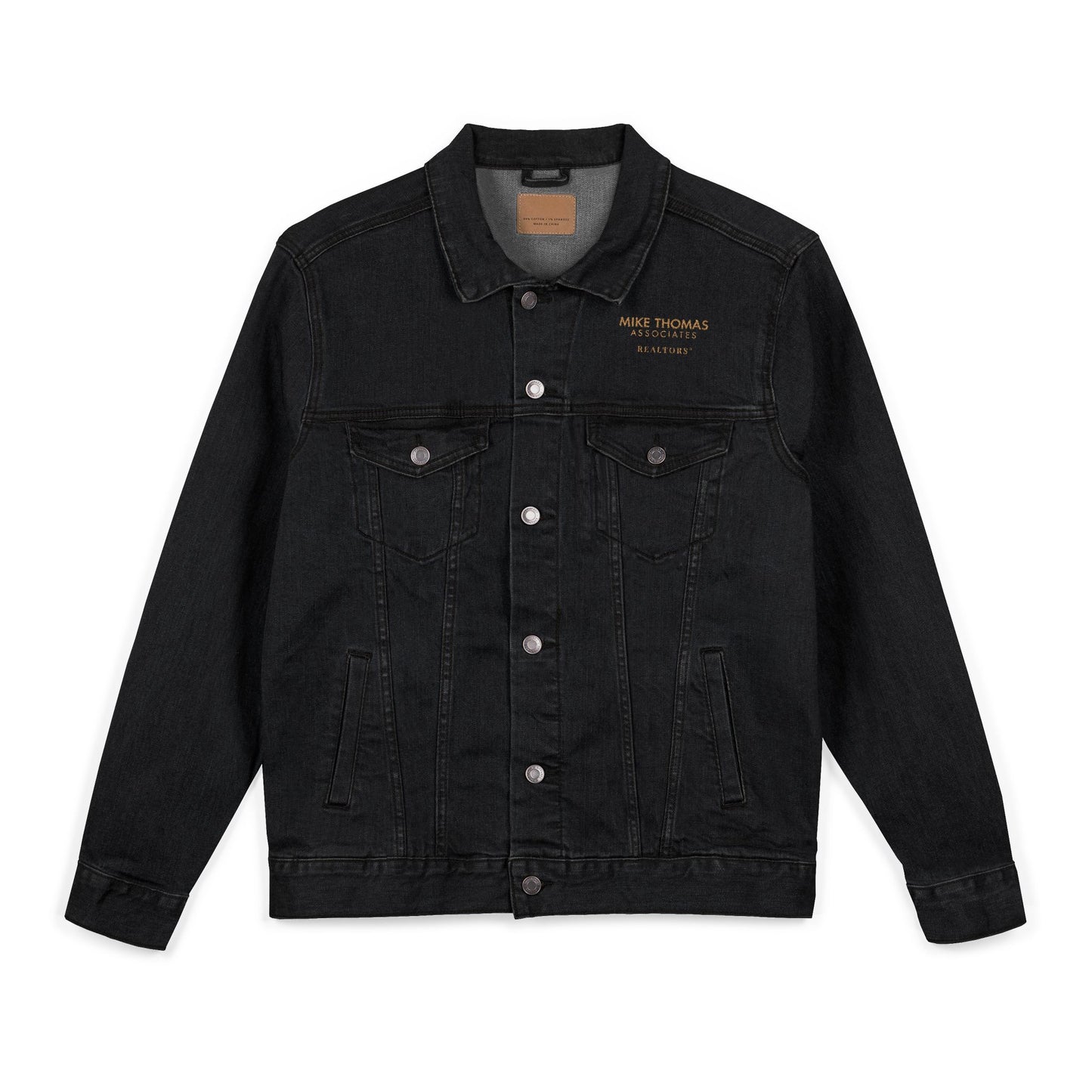 Embroidered Unisex Denim Jacket | Trendy Outerwear for Casual Style, Personalized Gift, Spring Fashion, Vintage Look, Layering Essential