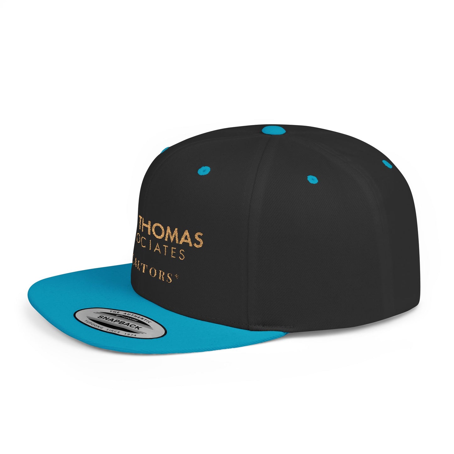 Custom Flat Bill Snapback Cap - Mike Thomas Associates Realtors