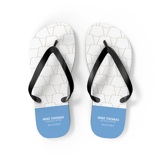 MTA Realtor Light Blue Flip Flops - Comfortable Summer Sandals