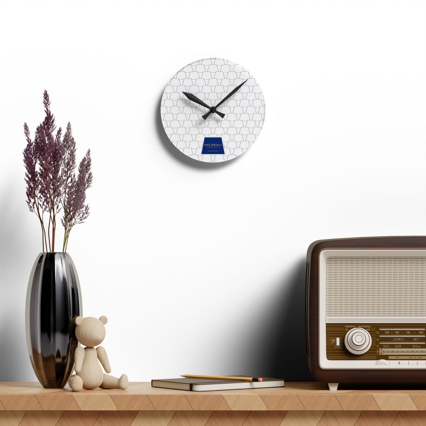 Stylish Acrylic Wall Clock, Modern Home Decor, Minimalist Wall Art, Unique Gift for Housewarming, Elegant Timepiece