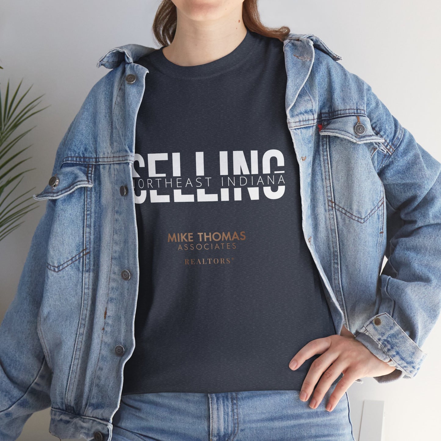 Unisex Heavy Cotton Tee - Selling Northeast Indiana Design - MTA