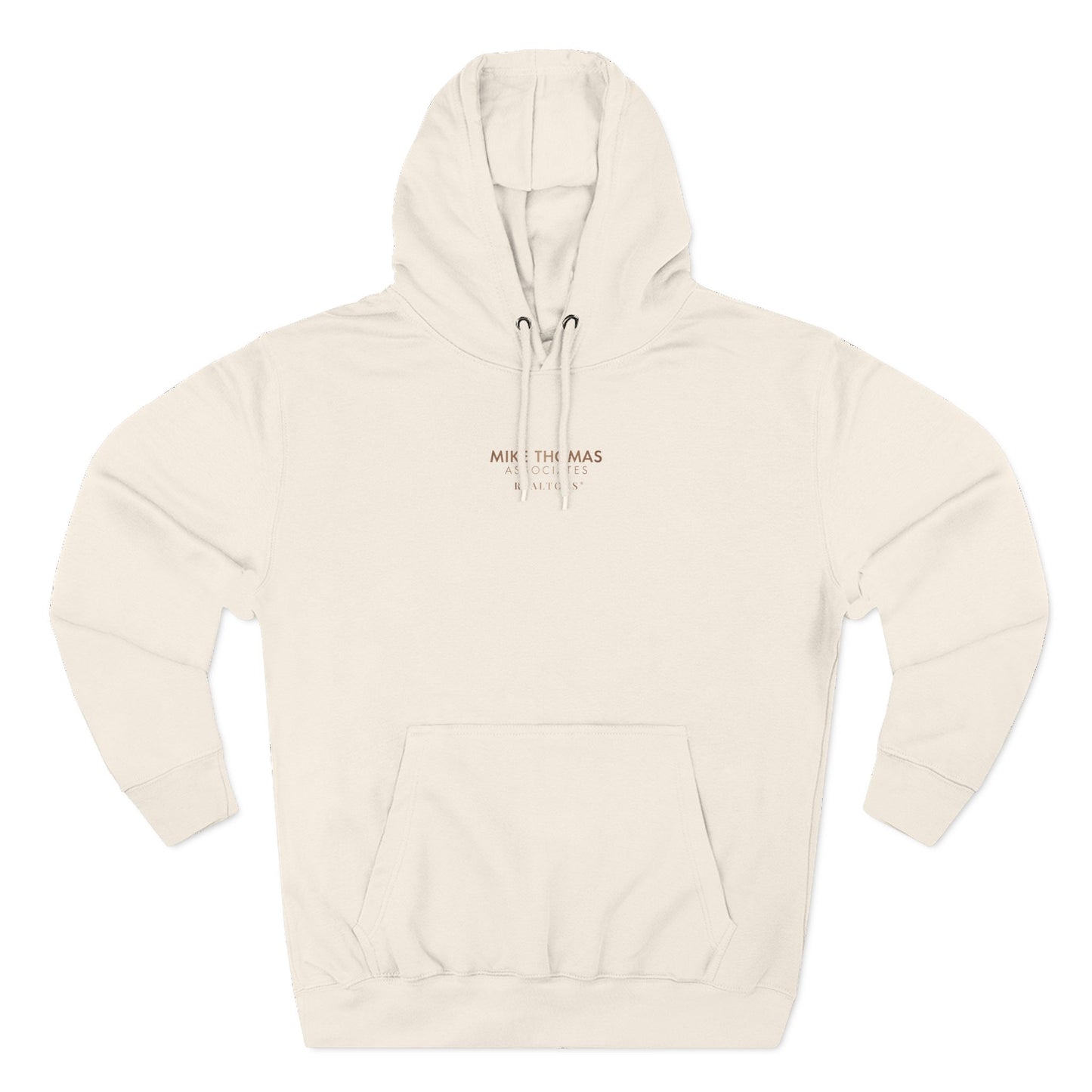 Unisex Cozy Minimalist Hoodie with multiple colors and Mike Thomas logo