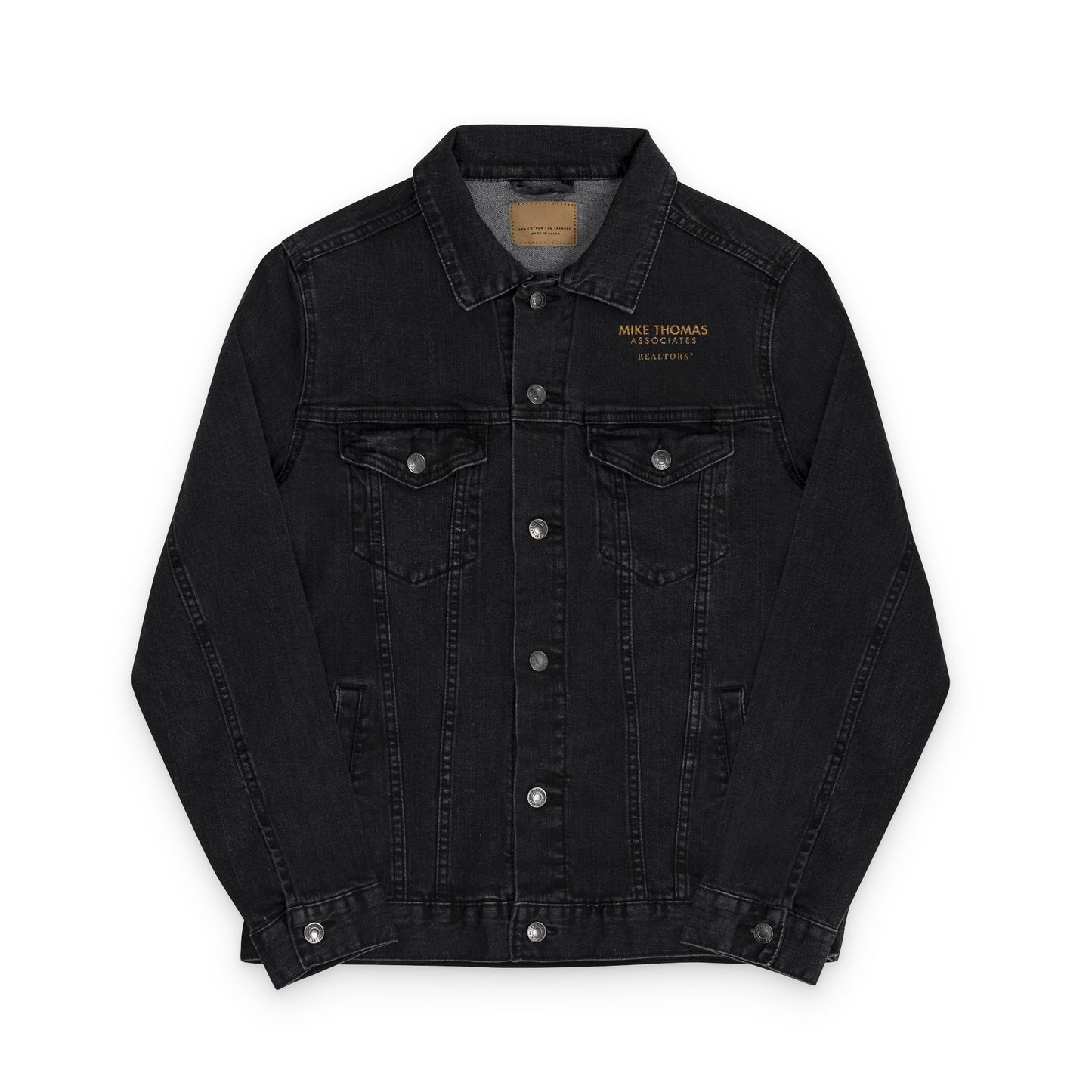 Embroidered Unisex Denim Jacket | Trendy Outerwear for Casual Style, Personalized Gift, Spring Fashion, Vintage Look, Layering Essential