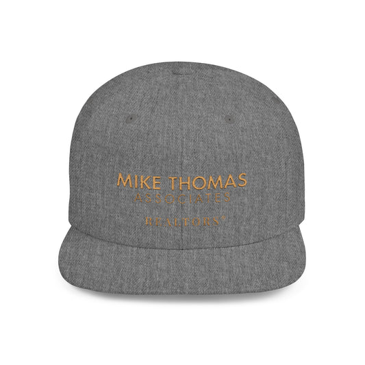 Custom Flat Bill Snapback Cap - Mike Thomas Associates Realtors