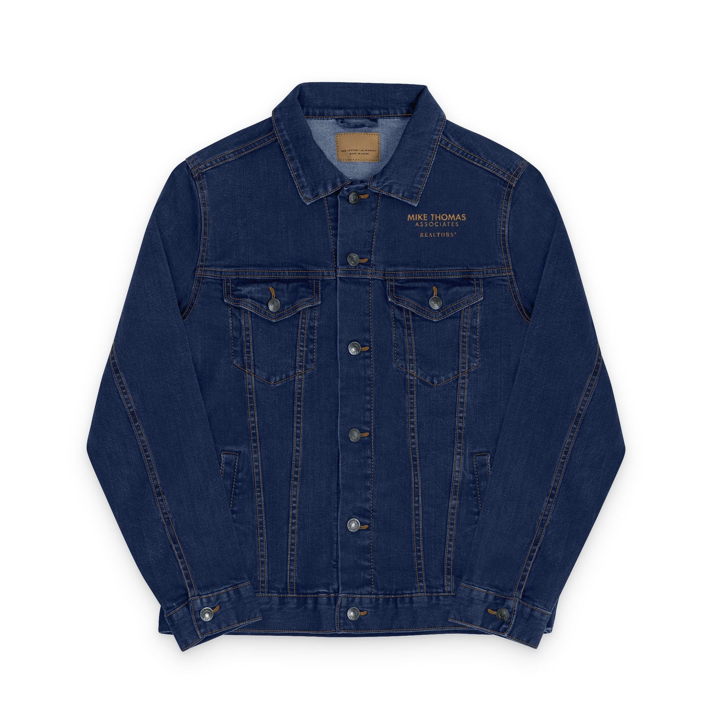 Embroidered Unisex Denim Jacket | Trendy Outerwear for Casual Style, Personalized Gift, Spring Fashion, Vintage Look, Layering Essential