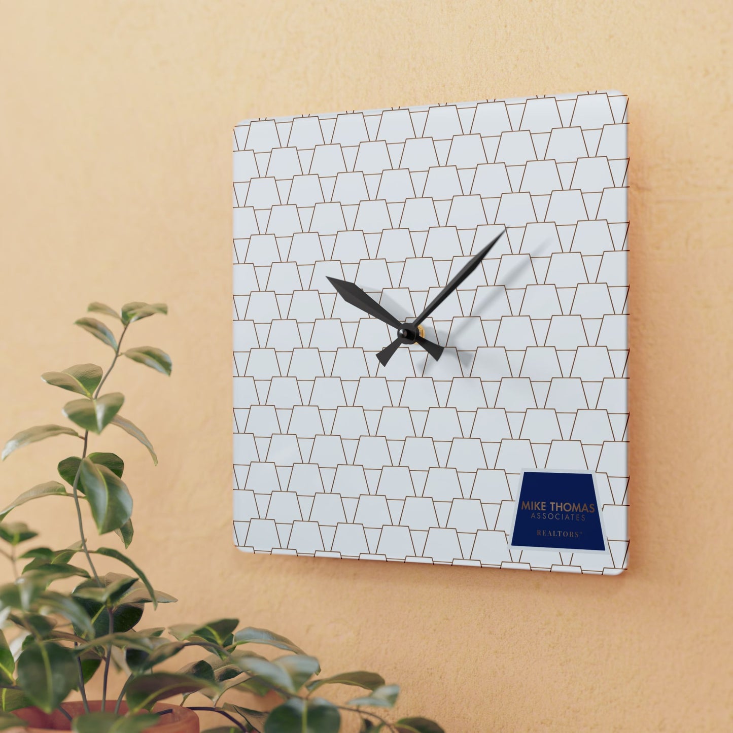 Stylish Acrylic Wall Clock, Modern Home Decor, Minimalist Wall Art, Unique Gift for Housewarming, Elegant Timepiece