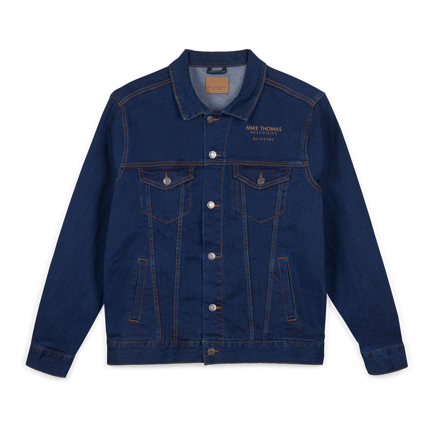 Embroidered Unisex Denim Jacket | Trendy Outerwear for Casual Style, Personalized Gift, Spring Fashion, Vintage Look, Layering Essential