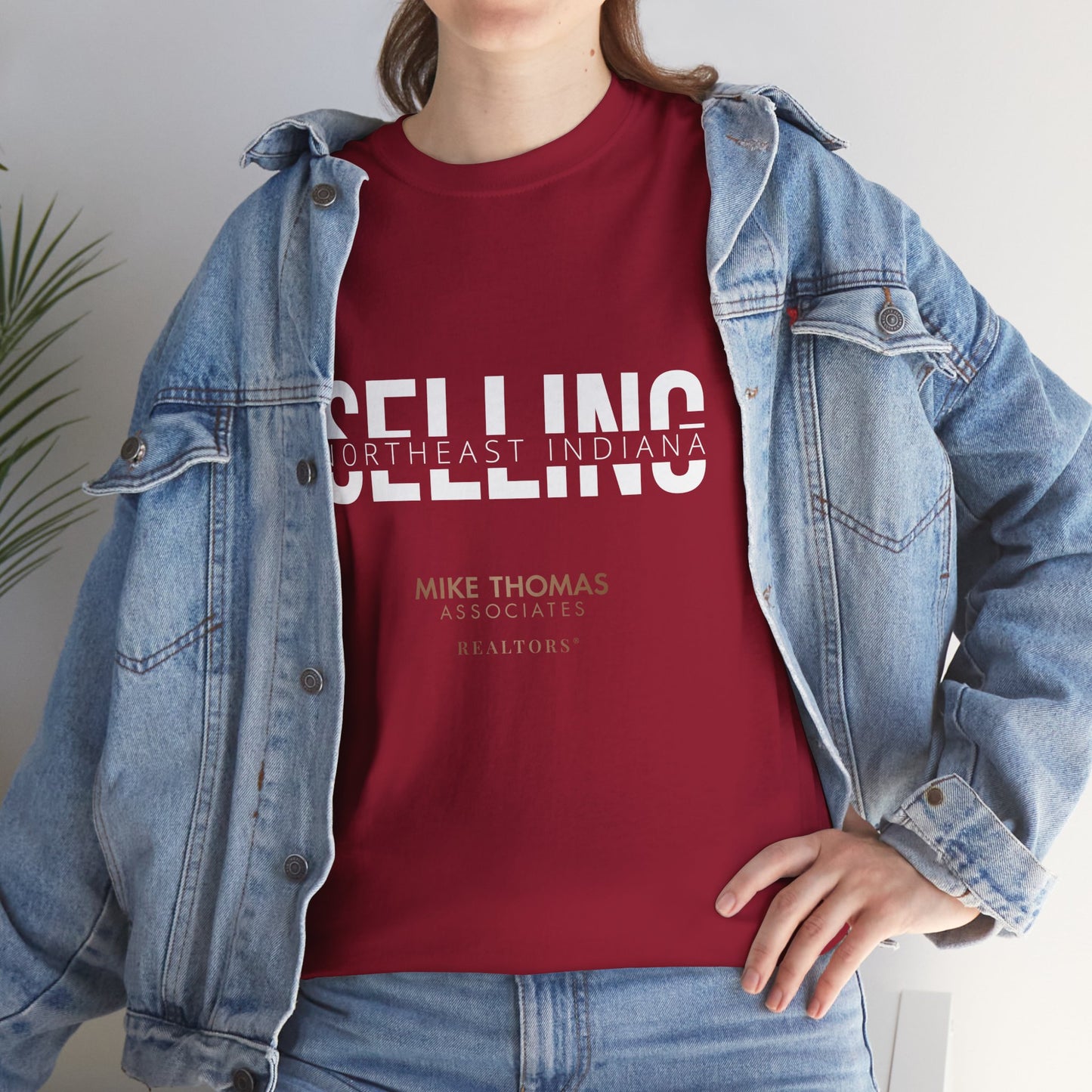 Unisex Heavy Cotton Tee - Selling Northeast Indiana Design - MTA