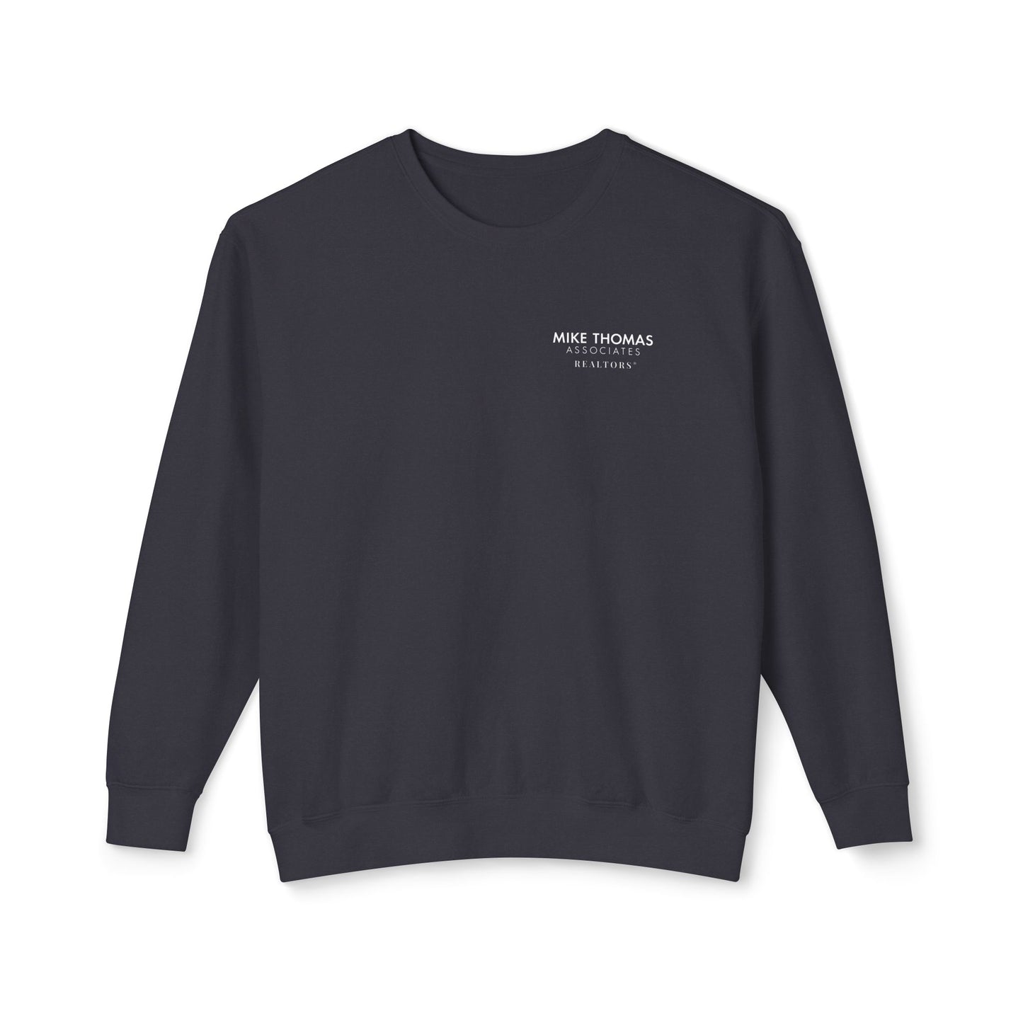 Unisex 100% Ring-Spun Cotton Lightweight Crewneck Sweatshirt