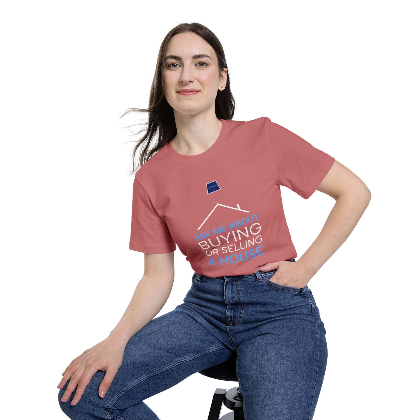Real Estate Inspiration T-Shirt - "Ask Me About Buying or Selling a House"