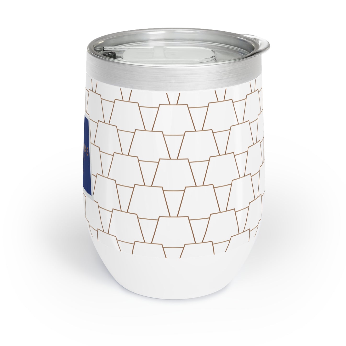 Chic Geometric Wine Tumbler - Perfect for Home, Gifts, and Celebrations