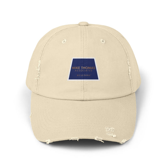 Unisex Distressed Cap with Realtor Logo - Casual Everyday Accessory