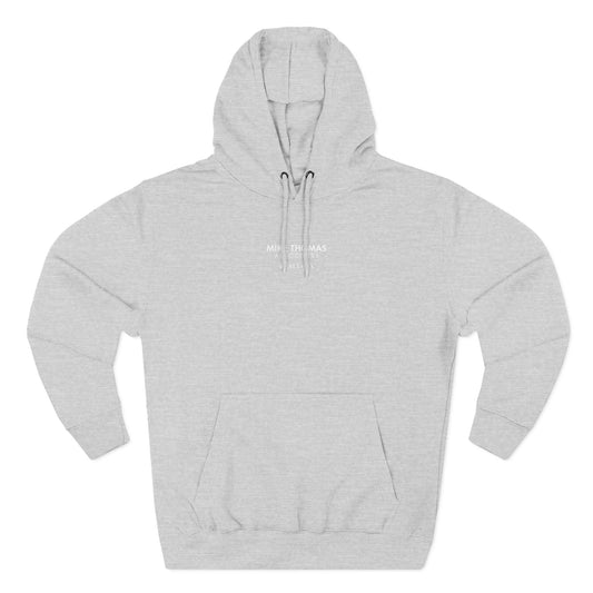 Unisex Cozy Minimalist Hoodie with multiple colors and Mike Thomas logo