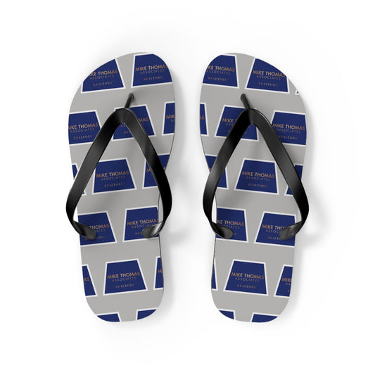 Personalized Flip Flops - Custom Sandals for Summer Fun - Light Gray Color