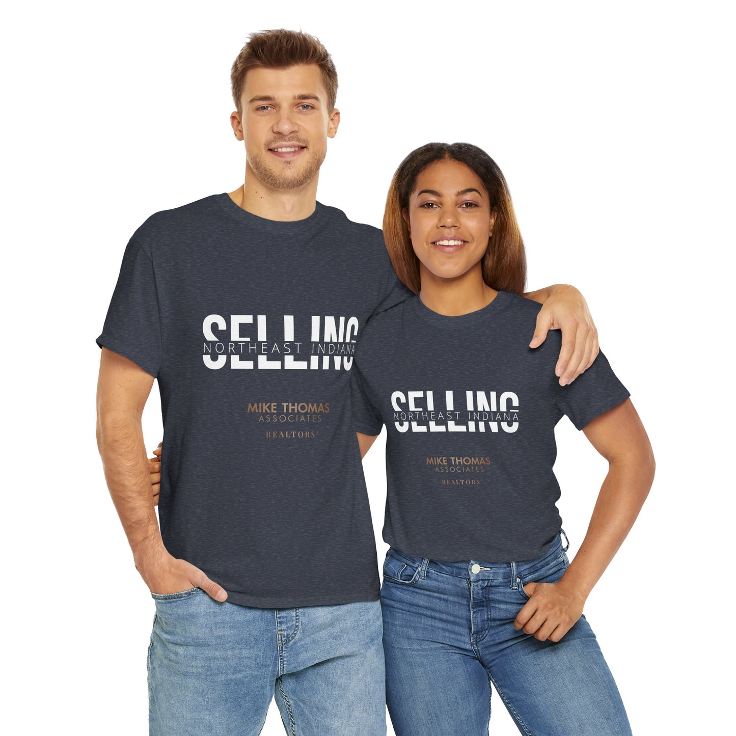Unisex Heavy Cotton Tee - Selling Northeast Indiana Design - MTA