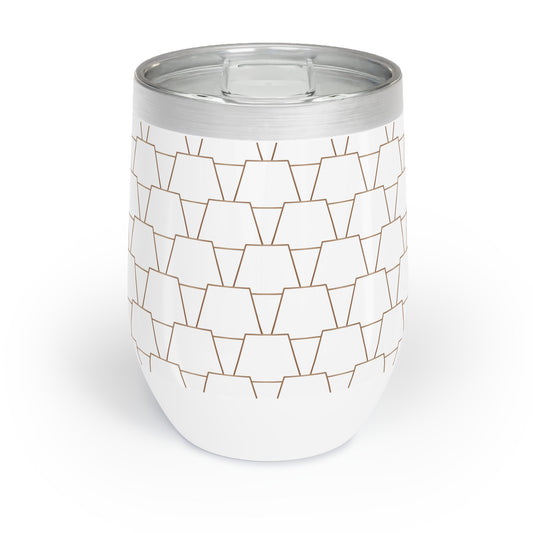 Chic Geometric Wine Tumbler - Perfect for Home, Gifts, and Celebrations