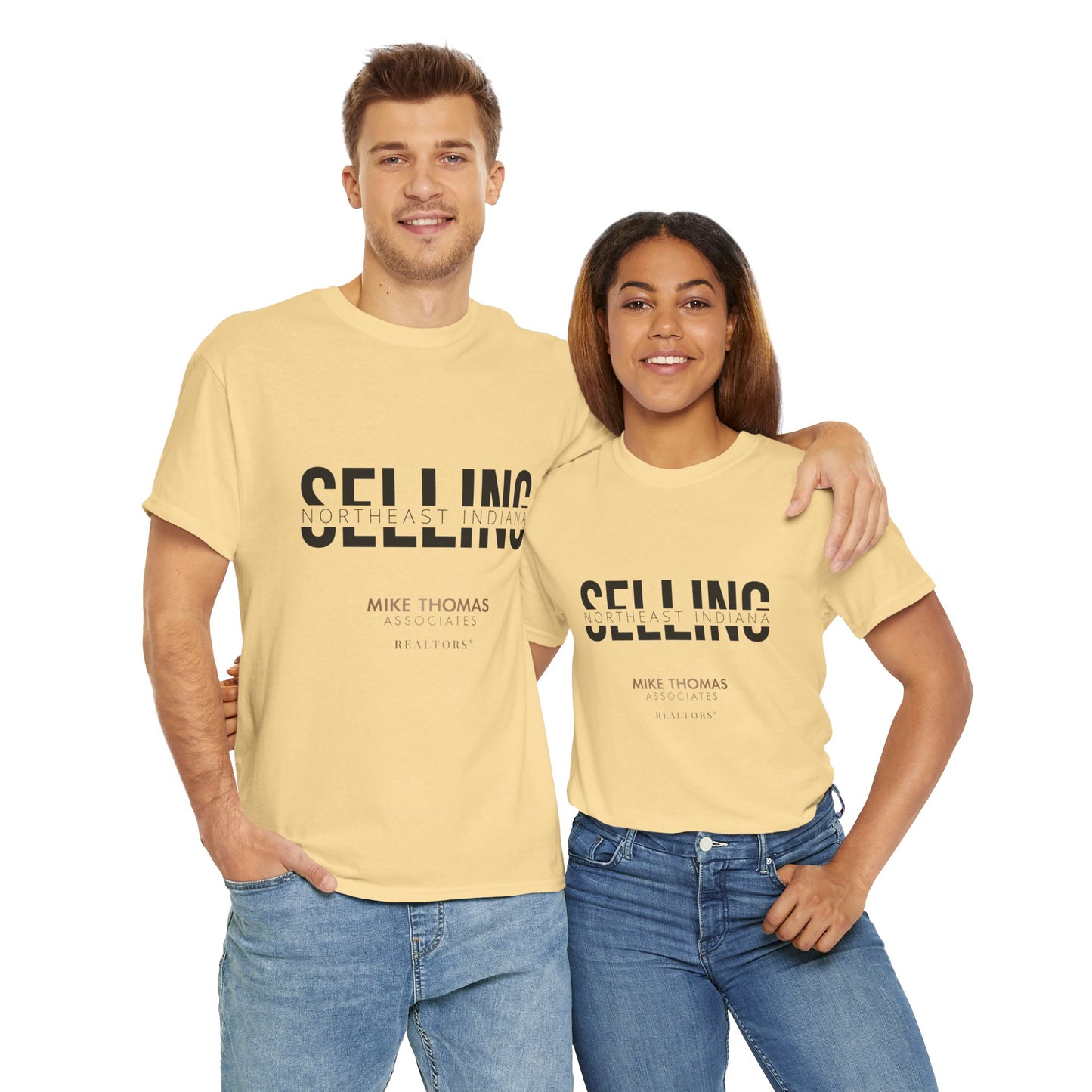 Unisex Heavy Cotton Tee - Selling Northeast Indiana Design - MTA