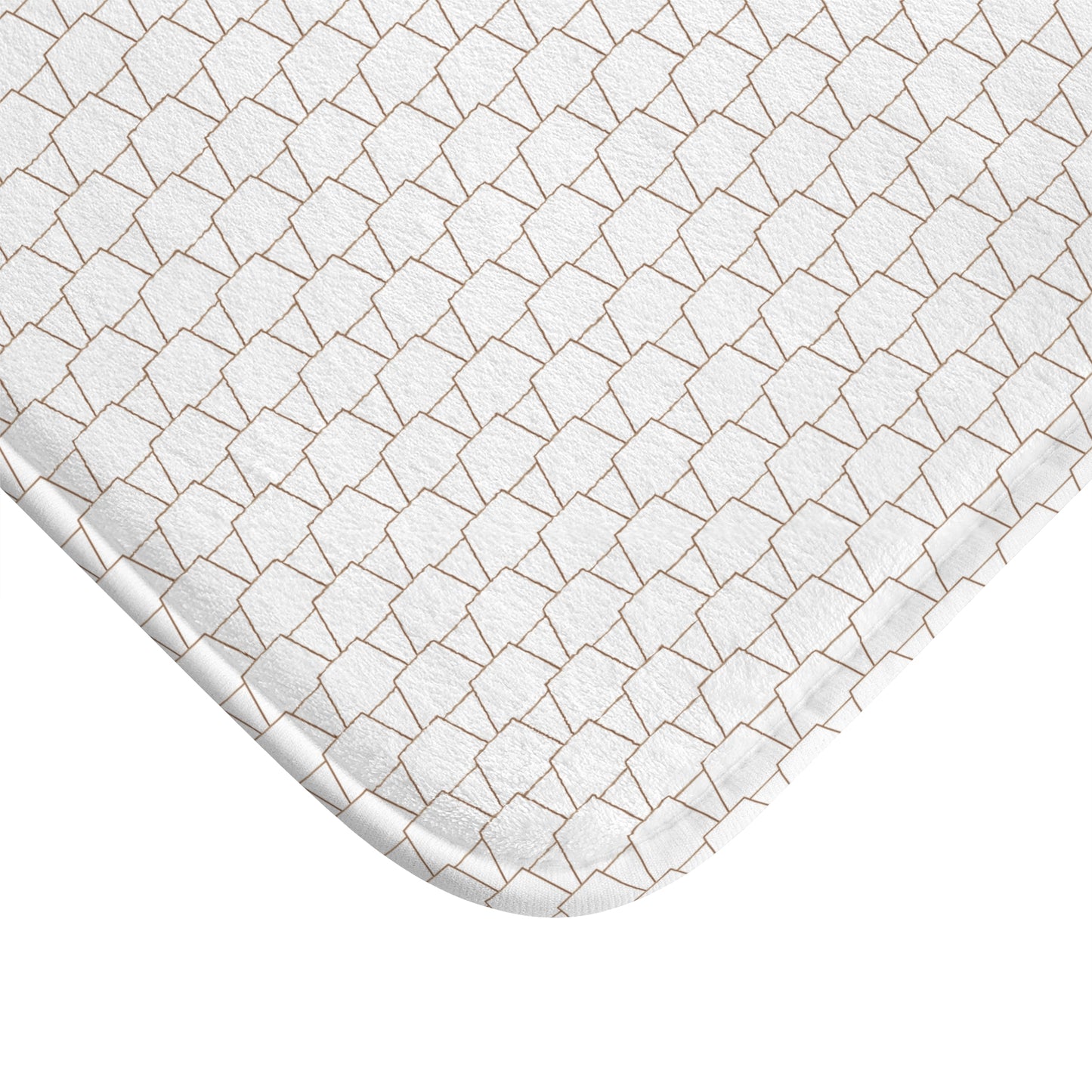 Elegant Geometric Bath Mat for Luxe Bathrooms, Chic Home Decor, Stylish Gift for Housewarming, Modern Geometry, Soft Bath Rug