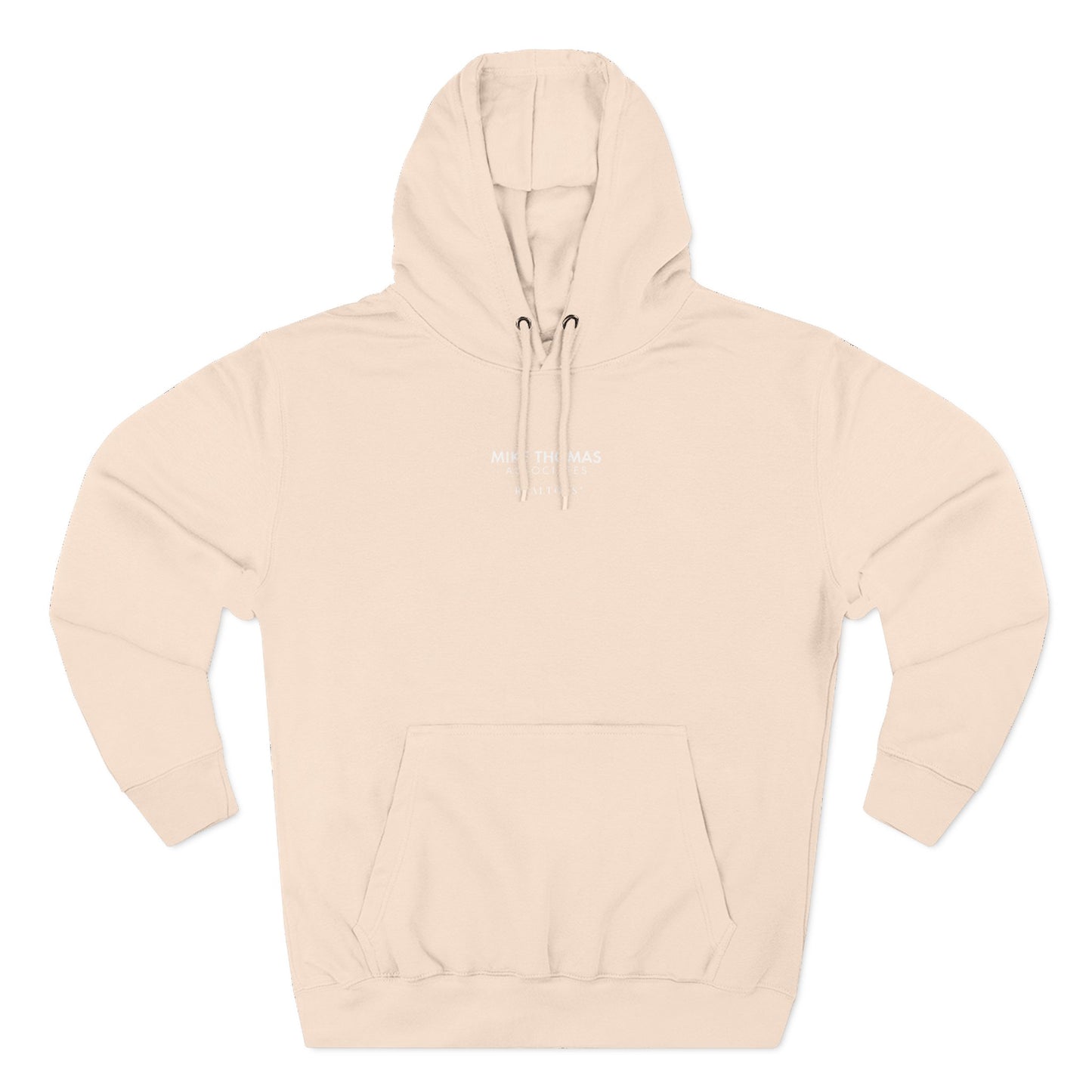 Unisex Cozy Minimalist Hoodie with multiple colors and Mike Thomas logo