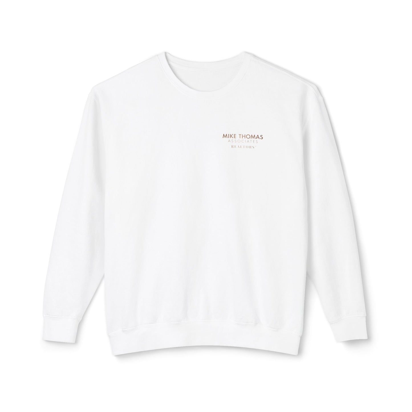 Unisex 100% Ring-Spun Cotton Lightweight Crewneck Sweatshirt