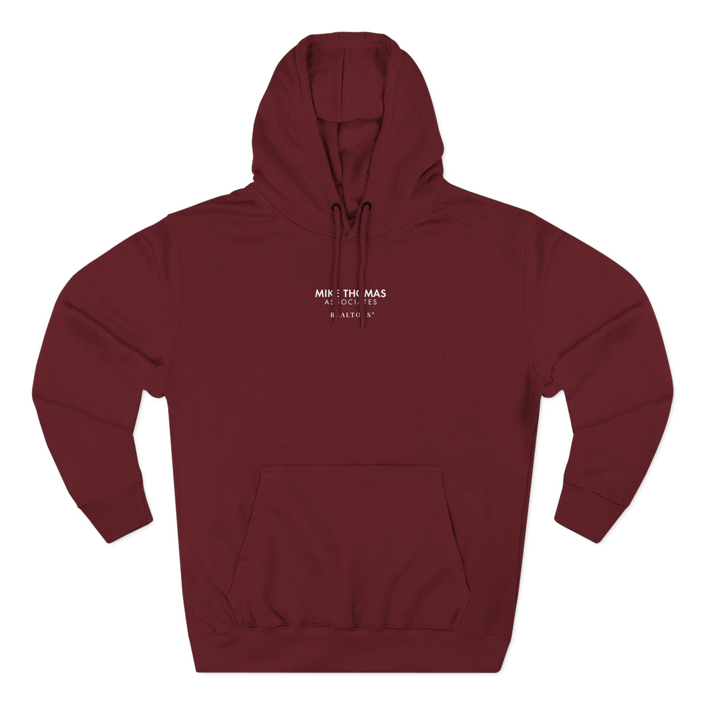 Unisex Cozy Minimalist Hoodie with multiple colors and Mike Thomas logo