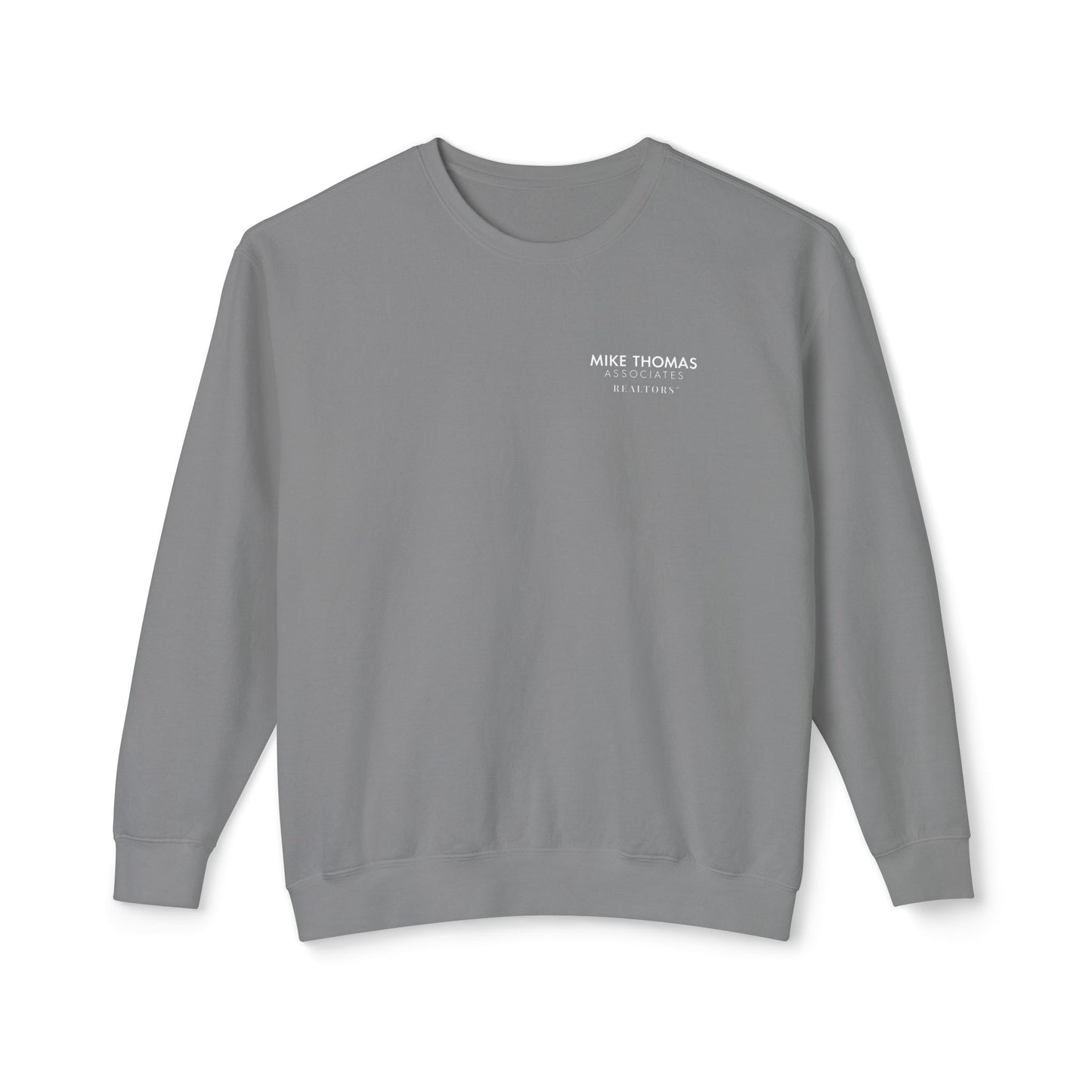 Unisex 100% Ring-Spun Cotton Lightweight Crewneck Sweatshirt