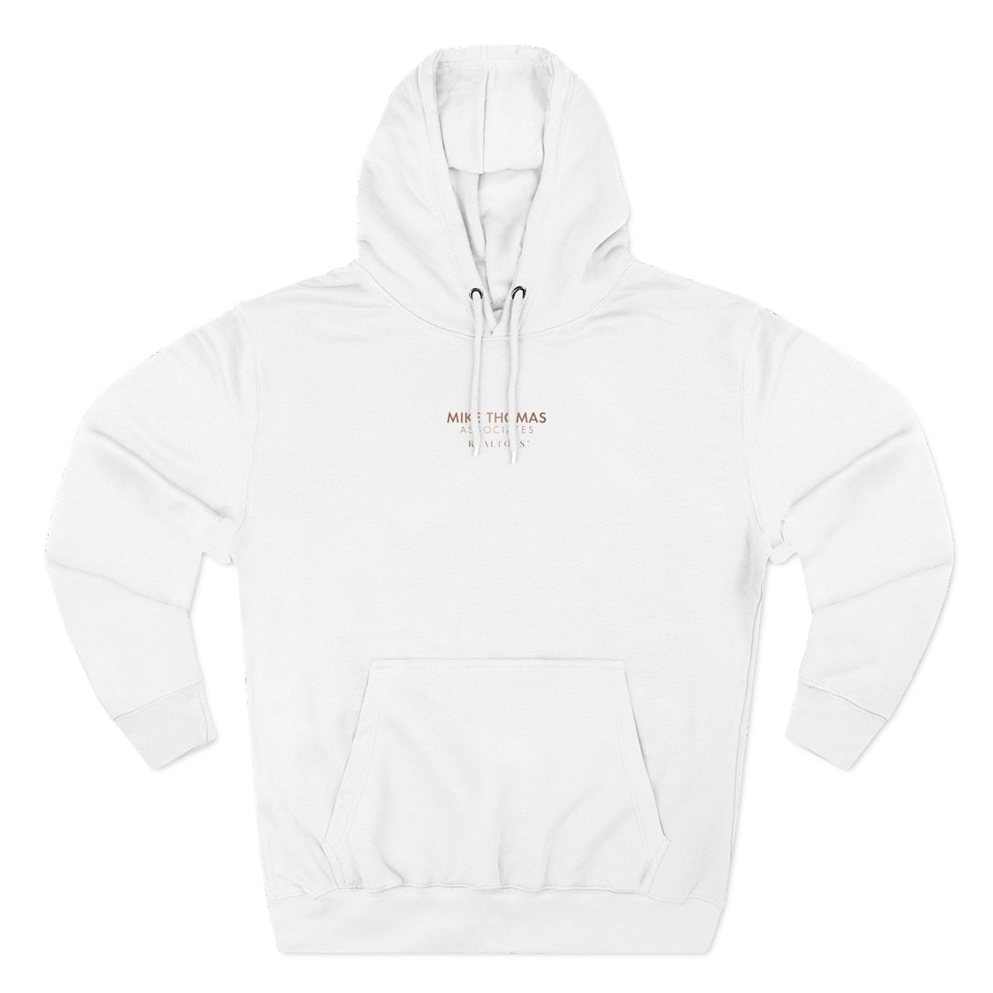 Unisex Cozy Minimalist Hoodie with multiple colors and Mike Thomas logo