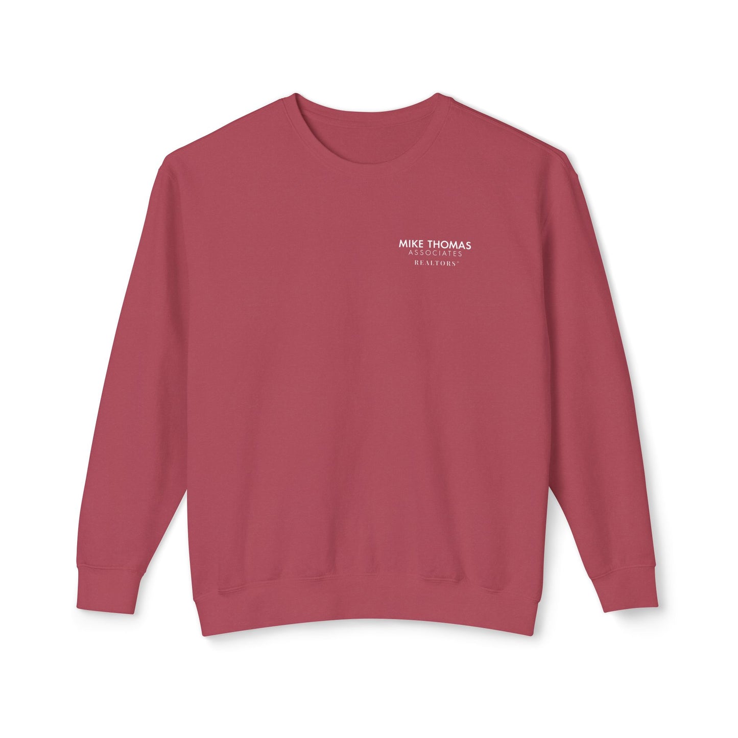 Unisex 100% Ring-Spun Cotton Lightweight Crewneck Sweatshirt