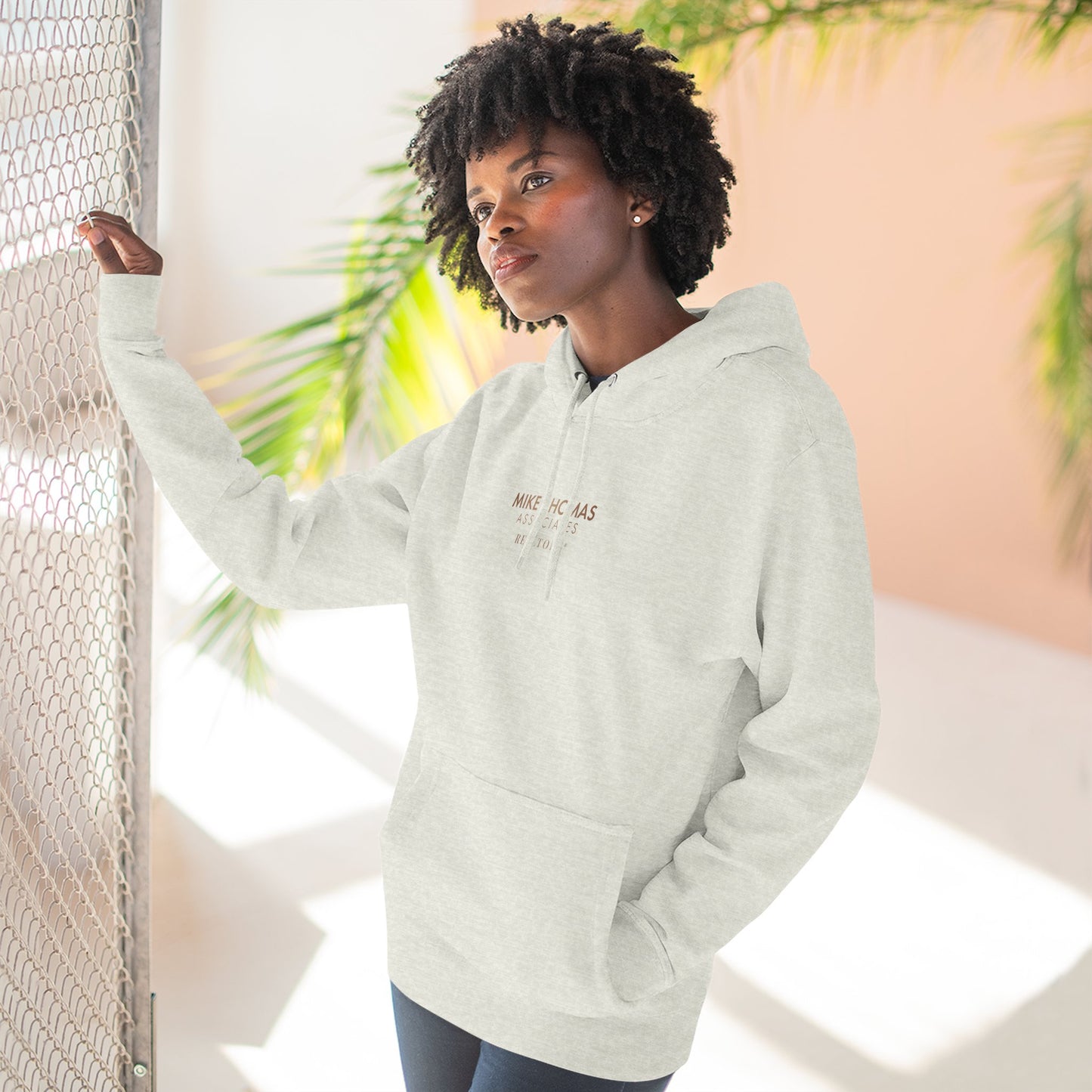 Unisex Cozy Minimalist Hoodie with multiple colors and Mike Thomas logo