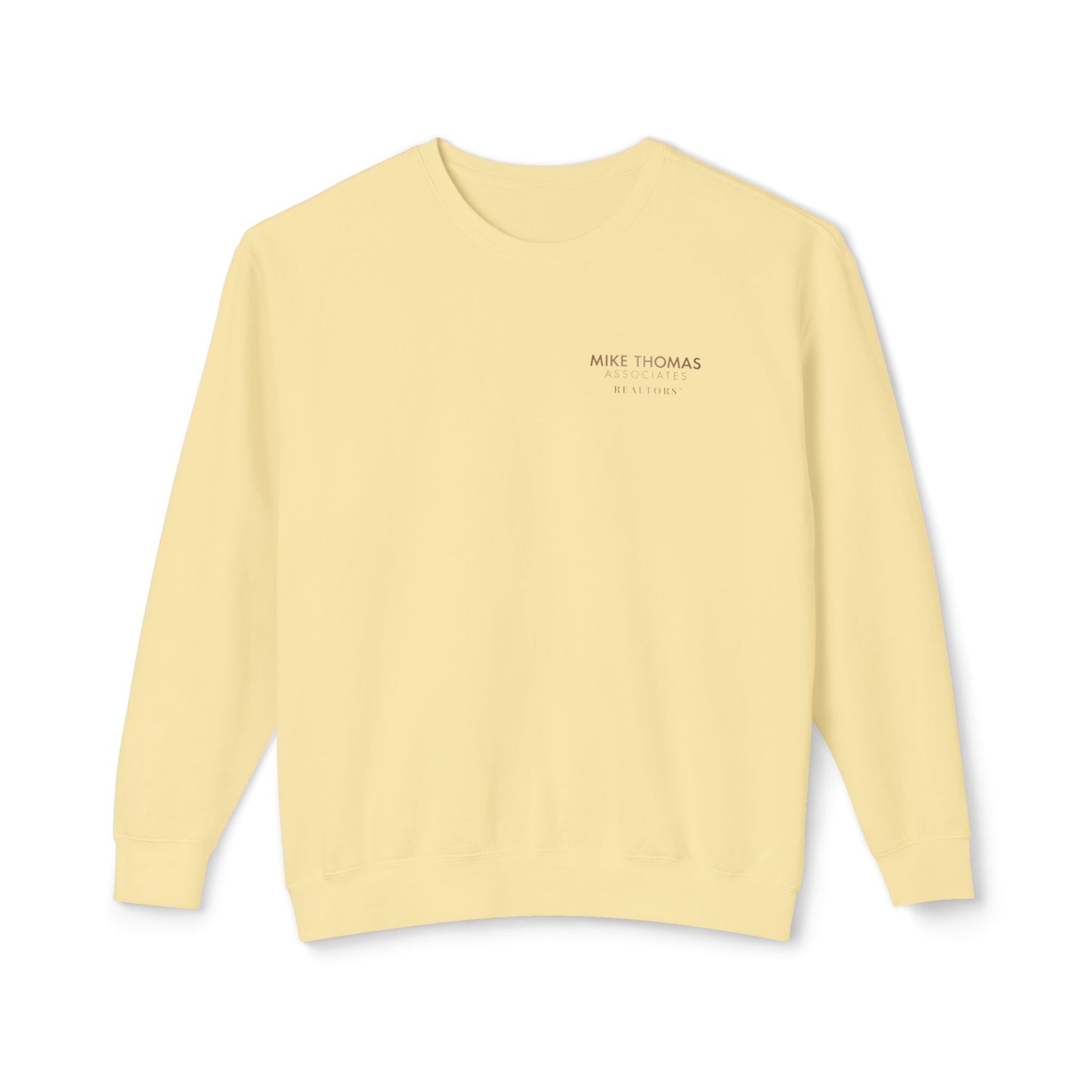 Unisex 100% Ring-Spun Cotton Lightweight Crewneck Sweatshirt