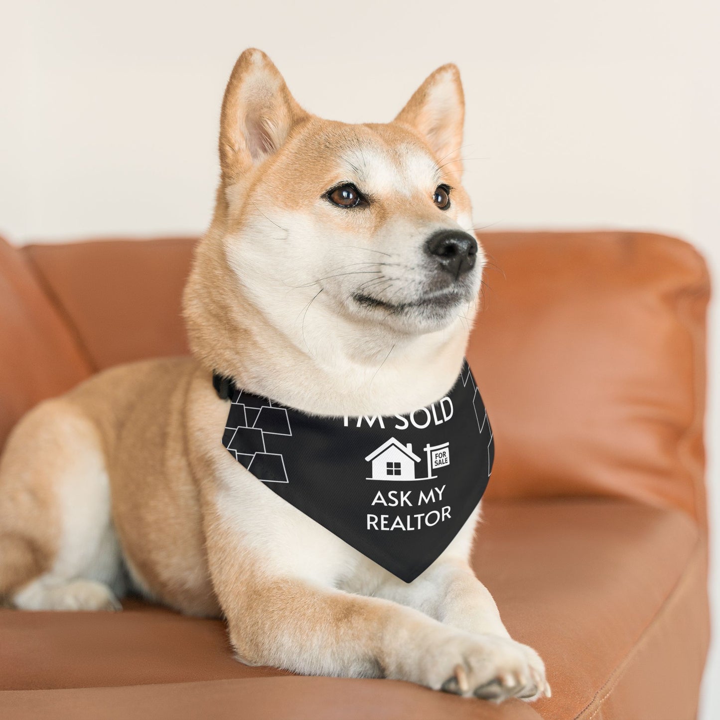 Personalized Pet Bandana Collar - I'M SOLD