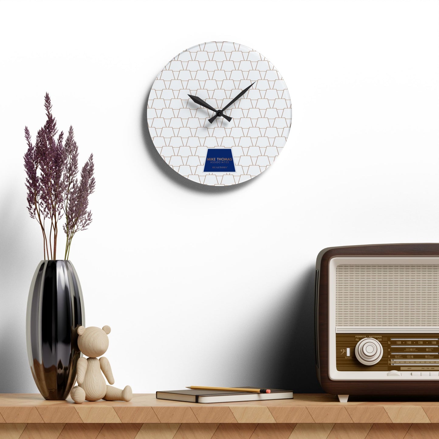 Stylish Acrylic Wall Clock, Modern Home Decor, Minimalist Wall Art, Unique Gift for Housewarming, Elegant Timepiece
