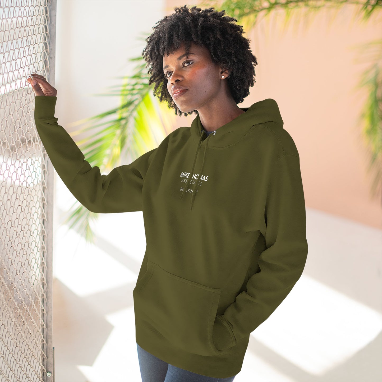 Unisex Cozy Minimalist Hoodie with multiple colors and Mike Thomas logo