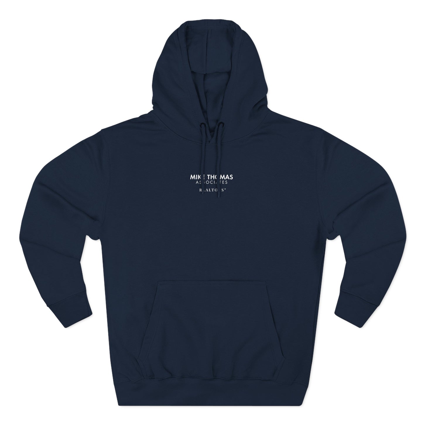 Unisex Cozy Minimalist Hoodie with multiple colors and Mike Thomas logo