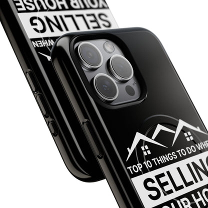 Professional Magnetic Case with Slogan Top 10 Things to Do When Selling