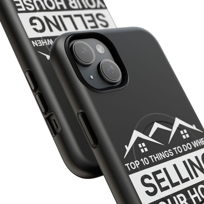Professional Magnetic Case with Slogan Top 10 Things to Do When Selling
