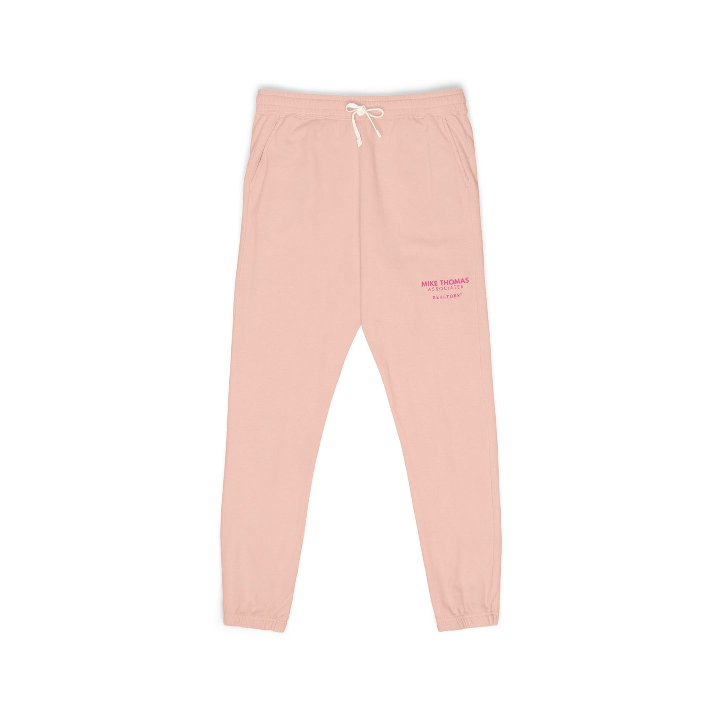 Cozy Women Garment-Dyed Sweatpants – Mike Thomas Pink Logo