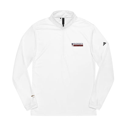 Custom Embroidered adidas® Quarter-Zip Pullover with Team Logos - Property Sisters