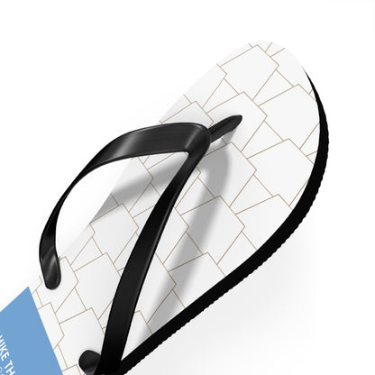 MTA Realtor Light Blue Flip Flops - Comfortable Summer Sandals