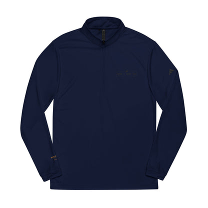 Custom Embroidered adidas® Quarter-Zip Pullover with Team Logos - Anchor & Arbor Team