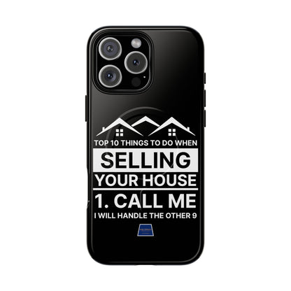 Professional Magnetic Case with Slogan Top 10 Things to Do When Selling