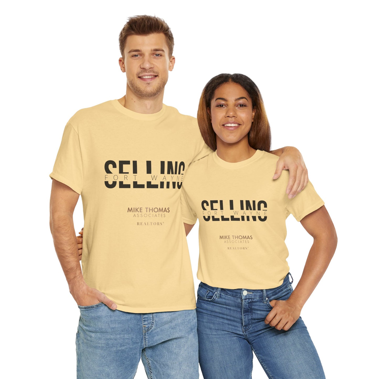 Unisex Heavy Cotton Tee - Selling Fort Wayne Design - Indiana Home Match