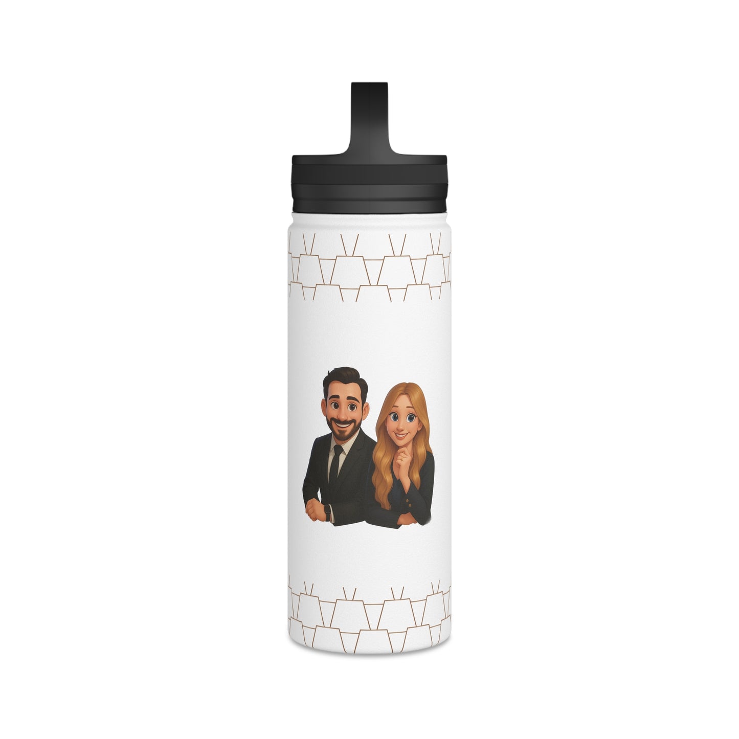 Copy of Stylish Stainless Steel Water Bottle with Handle – Perfect for On-the-Go Hydration
