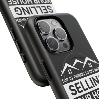 Professional Magnetic Case with Slogan Top 10 Things to Do When Selling