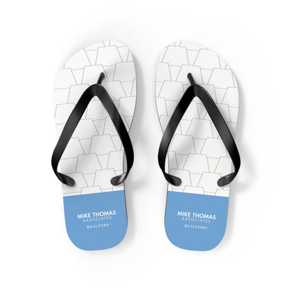 MTA Realtor Light Blue Flip Flops - Comfortable Summer Sandals