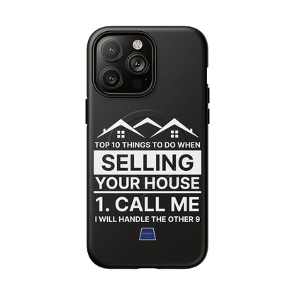 Professional Magnetic Case with Slogan Top 10 Things to Do When Selling