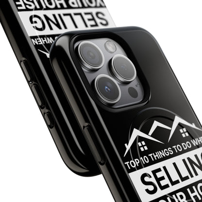 Professional Magnetic Case with Slogan Top 10 Things to Do When Selling